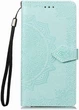 Чехол Vintage для Samsung Galaxy S10 Plus / G975 книжка кожа PU с визитницей бирюзовый - изображение 2