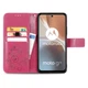 Чехол Clover для Motorola Moto G32 книжка кожа PU с визитницей малиновый - изображение 4