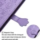 Чохол Embossed Cat and Dog для Iphone 11 Pro книжка з візитівкою шкіра PU фіолетовий - зображення 7