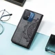 Чехол Vintage для Xiaomi Redmi 12C книжка кожа PU с визитницей черный - изображение 5