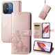 Чехол Clover для Xiaomi Redmi 12C книжка кожа PU с визитницей розовое золото - изображение 1