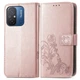 Чехол Clover для Xiaomi Redmi 12C книжка кожа PU с визитницей розовое золото - изображение 5