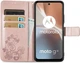Чохол Clover для Motorola Moto G32 книжка шкіра PU з візитницею рожевий - зображення 4