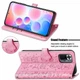 Чохол Embossed Cat and Dog для Xiaomi Redmi Note 10 Pro книжка шкіра PU з візитницею рожевий - зображення 3