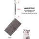 Чехол Embossed Cat and Dog для Xiaomi Redmi Note 9 книжка кожа PU с визитницей серый - изображение 5