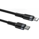 Кабель Baseus Cafule Type-C to Lightning PD 18 W 1 м CATLKLF-G1 Black-Grey (CATLKLF-G1) - изображение 4