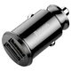 Автомобільний зарядний пристрій Baseus Small Rice Grain 3.1А Black (CCALL-ML01) - изображение 1