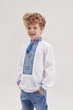 Вишиванка для хлопчика Veronika Мирон синій 116 - изображение 4