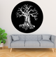 Декоративное панно на стену из дерева Upwood Decor Дерево Tree 40 х 40 см black - изображение 1