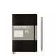 Блокнот Leuchtturm1917 Мягкая обложка Paperback B6 12,5х19 см Черный в линию (358288) - изображение 1