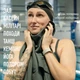 Дорожный спортивный полотенце из микрофибры с чехлом Серое Love You 80х180 - изображение 5