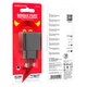 Сетевое зарядное устройство для Borofone Erudite single port charger BAS11A 1хUSB 2.1A/10.5W Черный - изображение 4