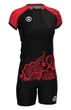 Форма волейбольна жіноча RIGO FLEX Black-Red XL - зображення 1