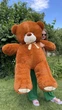 Мягкая игрушка BigMishki плюшевый мишка Ветли 160 см коричневый - изображение 1
