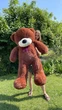 Мягкая игрушка BigMishki плюшевый мишка Монти 160 см шоколадный - изображение 1