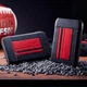 Накопитель внешний HDD 2.5" USB 1TB Apacer AC633 Black/Red (AP1TBAC633R-1) - изображение 7