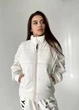 Женский теплый жилет из эко кожи KML 0027 XL (50-52) Белый ( 0027/2 C ) - изображение 1