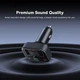 Автомобильный FM-трансмиттер Baseus S-09 Lite Bluetooth 5.3 Type-C + 2 USB 18 Вт ресивер, модулятор black (6932172643447) - изображение 11