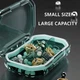 Таблетница на 6 ячеек 6-Cell Eco Pill Box Green, органайзер для таблеток, чехол для хранения таблеток, контейнер для лекарств Chansin (73101228) - изображение 4
