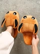 Комнатные тапочки кигуруми Kigurumi покемона пикачу мягкие плюшевые шлепки 35-41 Коричневые - изображение 6