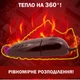Сушарка для взуття BRS Чорна 10 Вт Електрична сушка універсальна 65-75 С - зображення 3