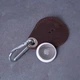 Кожаный чехол-брелок для AirTag INCARNE Key Tag Коричневый - изображение 4