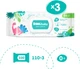Набор детских влажных салфеток Dino Baby для детей и взрослых 3х110 шт (N110.984) - изображение 2