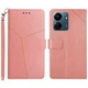 Защитный чехол UniCase Lines Style для Xiaomi Redmi 13C / Poco C65 - Pink - изображение 1