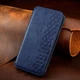 Шкіряний чохол книжка GETMAN Cubic (PU) для Xiaomi Redmi 9A Синій - изображение 4