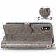 Чехол Embossed Cat and Dog для IPhone X книжка с визитницей кожа PU серый - изображение 6