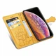 Чехол Embossed Cat and Dog для IPhone XS Max книжка с визитницей кожа PU желтый - изображение 6