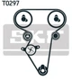 Комплект ГРМ SKF VKMC90402 Daewoo Nubira; Chevrolet Lacetti, Aveo, Cruze, Tacuma 25191263, 25183772, 96352650 - изображение 2