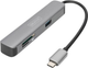 Док-станція Digitus Travel USB-C 5 портів (4016032472568) - зображення 1