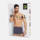Набор трусов-шортов мужских Primal B325 4 (M) 3 шт Серый/Синий/Черный (ROZ6501047246) - изображение 8