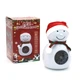 Ночник проектор снеговик светодиодный от USB White/Red - изображение 4