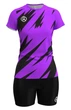 Форма волейбольная женская RIGO RAPTOR Black-Violet XL - изображение 1
