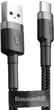 Кабель Baseus Cafule Cable USB for Micro 2A 3 м Black-Grey (CAMKLF-HG1) - зображення 2