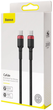 Кабель Baseus Cafule PD2.0 100W flash charging USB for Type-C cable (20V 5A)2 m Red+Black (CATKLF-AL91) - зображення 9