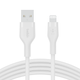 Кабель Belkin SILICONE USB-A - Lightning 1 м White (CAA008bt1MWH) - зображення 2