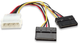 Кабель живлення Manhattan Molex 4-pin - 2xSATA (F) 15 см (766623349369) - зображення 1