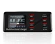 Беспроводная зарядная док-станция 9в1 Asometech WLX-X9 100W с 8 USB-портами, черный (71531045) - изображение 7