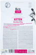 Сухий корм для кошенят Brit Care Cat GF Kitten Growth & Developmen з куркою та індичкою 2 кг (8595602540679) - зображення 2