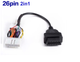Диагностический переходник OBD2 Tesla Model Y/3 20P+26Pin 2 в 1 - изображение 3