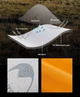 Намет Naturehike Cloud UP II Superlight (2-місний) 10D silicon NH19ZP017 grey/yellow - зображення 5