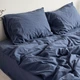 Комплект постільної білизни La Modno Stonewashed Dark Blueberry 160x220 (200311) - изображение 4