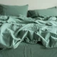 Комплект постільної білизни La Modno Stonewashed Sage Green 200x220 (200316) - изображение 6