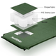 Килимок самонадувний Naturehike D03 NH20DZ003 Army Green - зображення 5