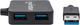 Перехідник Manhattan Super Hi-Speed 4-port USB3.0 Black (766623162296) - зображення 3