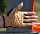 Перчатки для фитнеса MadMax MFG-444 Fitness Brown M - изображение 5