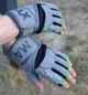 Перчатки для фитнеса MadMax MFG-860 Wild Grey/Green XL - изображение 7